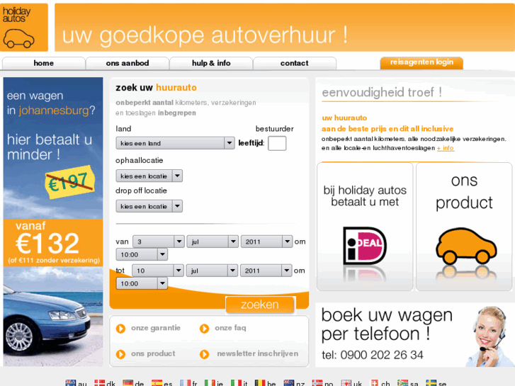 www.holidayautos.nl