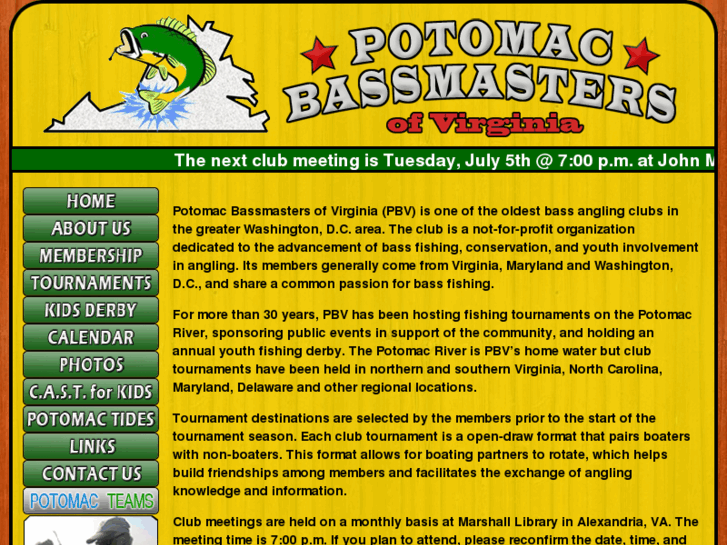 www.potomacbassmasters.com