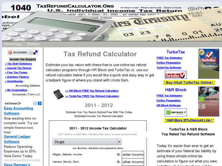 www.taxrefundcalculator.org