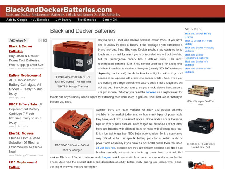 www.blackanddeckerbatteries.com