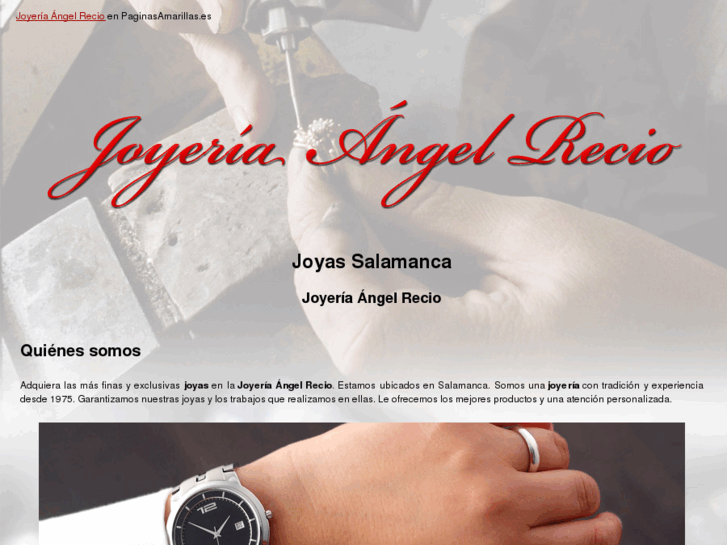 www.joyeriaangelrecio.com