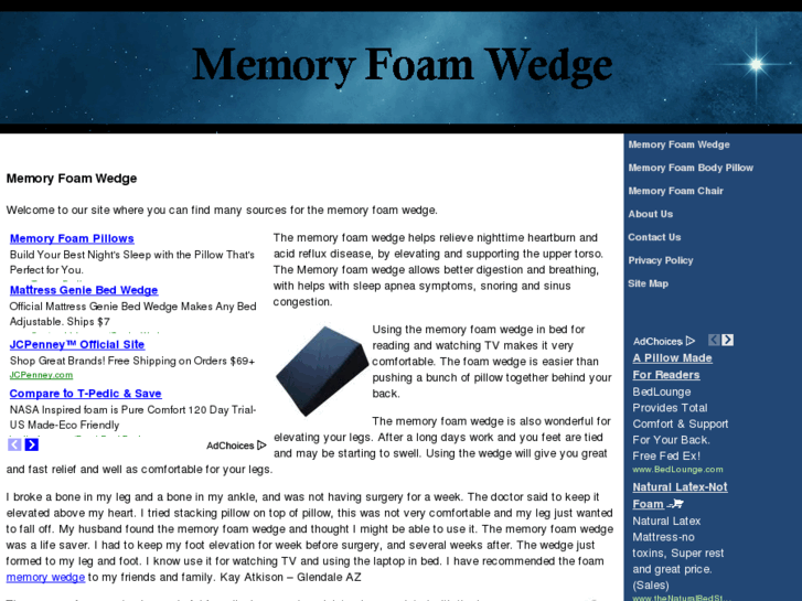 www.memoryfoamwedge.com