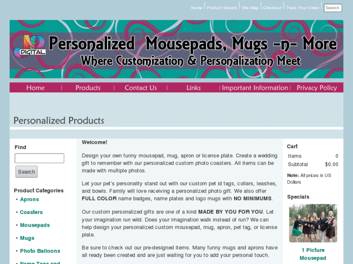 www.personalizedmousepadsmugsnmore.com