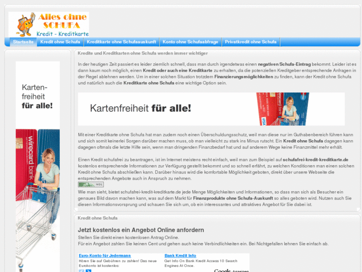 www.schufafrei-kredit-kreditkarte.de