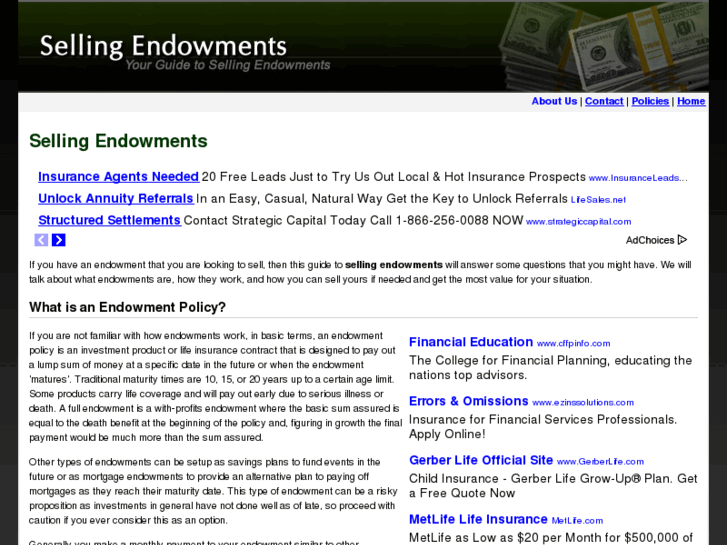 www.sellingendowments.net