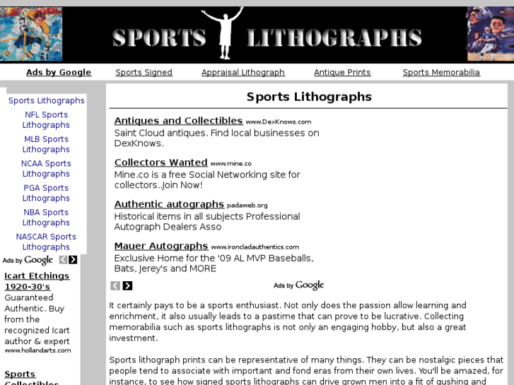 www.sportslithographs.net