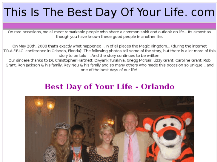 www.thisisthebestdayofyourlife.com