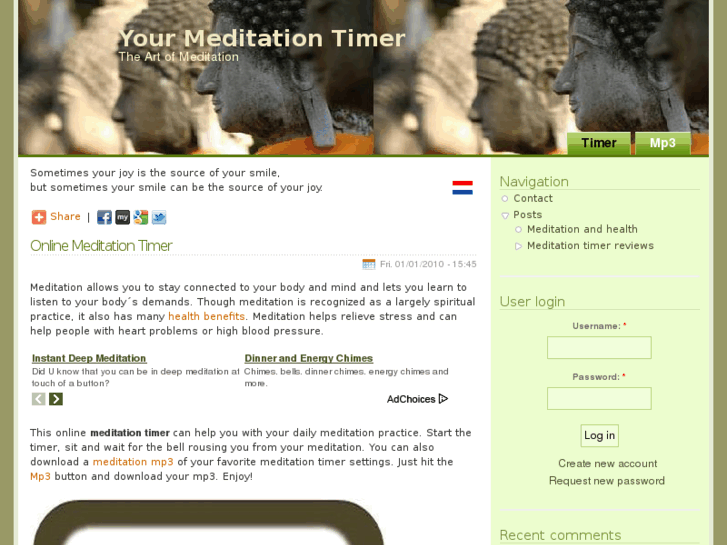 www.yourmeditationtimer.com