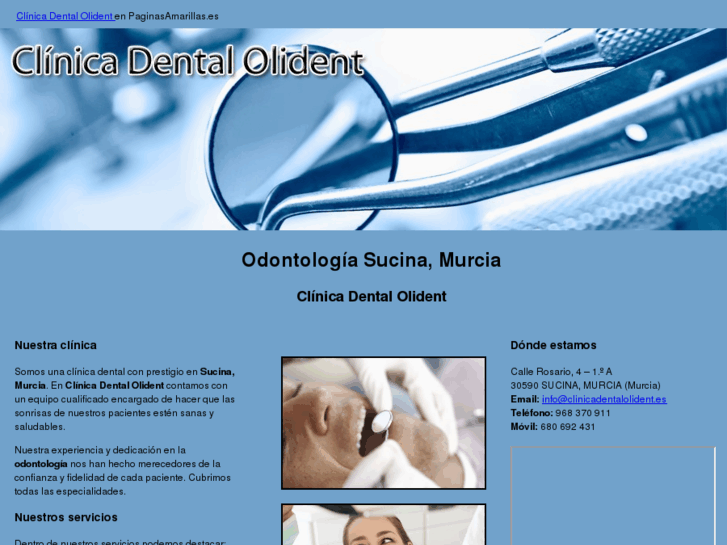 www.clinicadentalolident.es