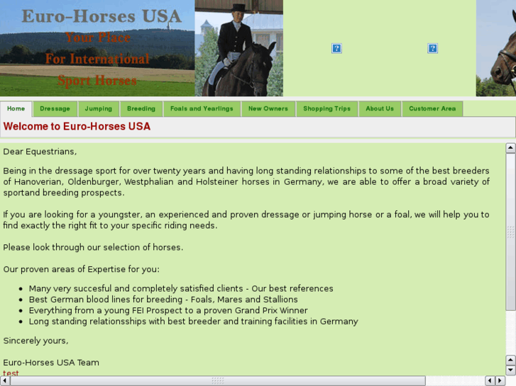 www.eurohorses-usa.com