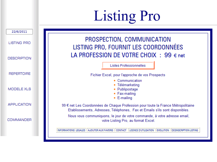 www.listingpro.fr