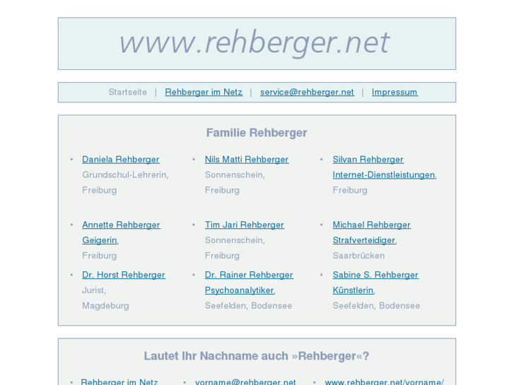 www.rehberger.net