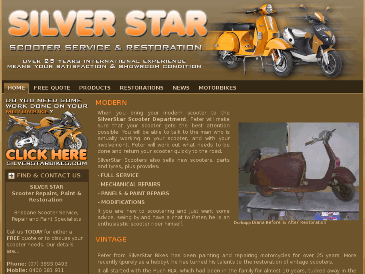 www.silverstarscooters.com