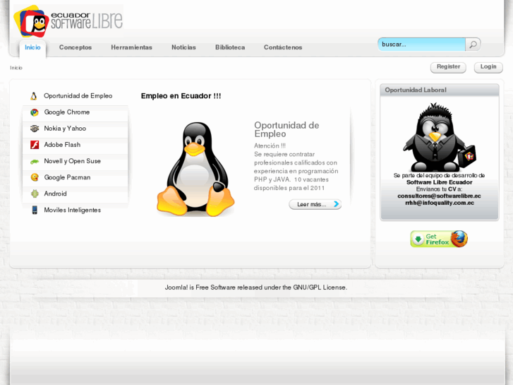 www.softwarelibre.ec