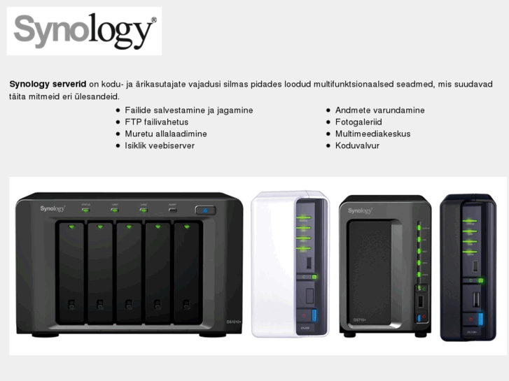 www.synology.ee