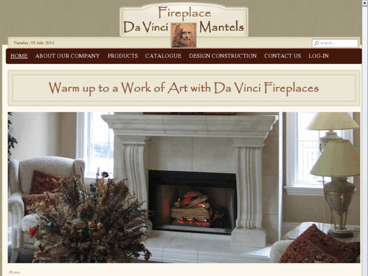 www.davincifireplacemantels.com