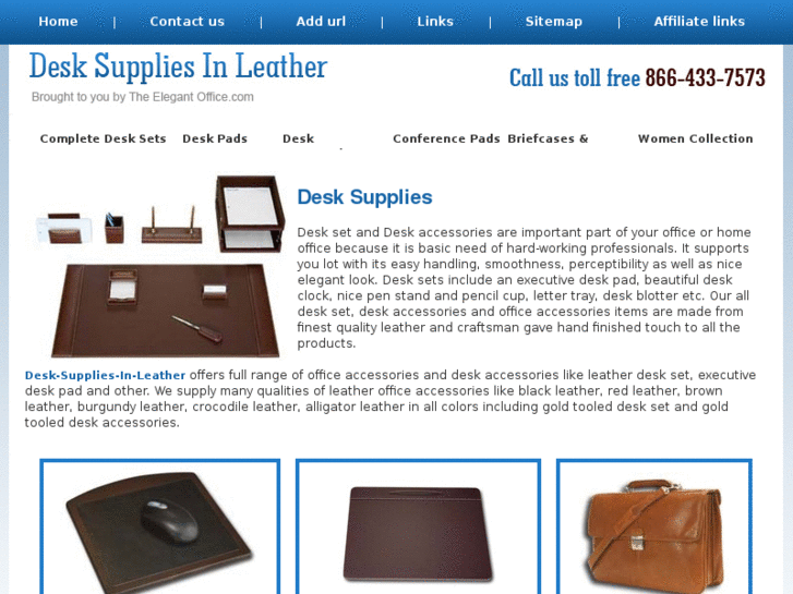 www.desksuppliesinleather.com