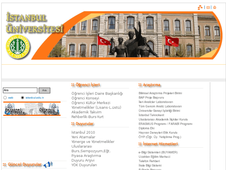 www.istanbul.edu.tr