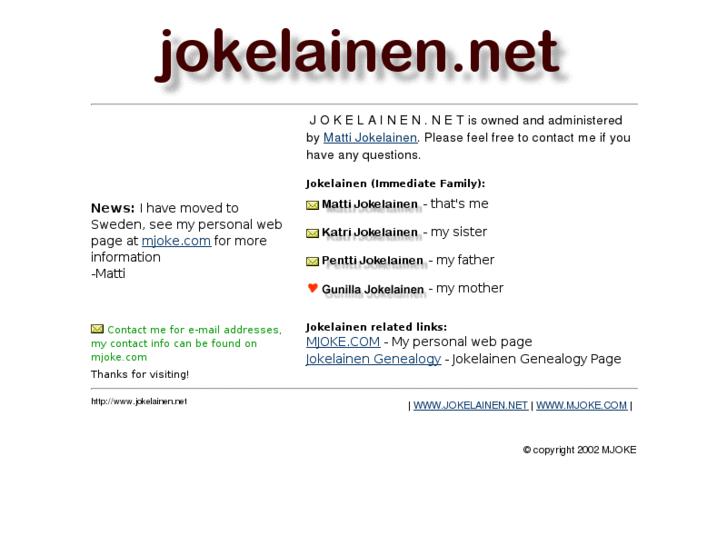 www.jokelainen.net