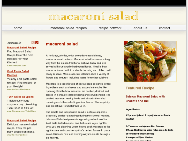 www.macaronisalad.net