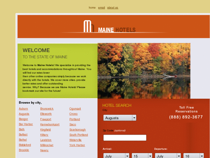 www.maine-hotels.net