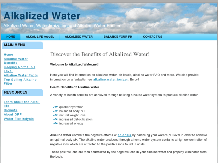 www.alkalizedwater.net