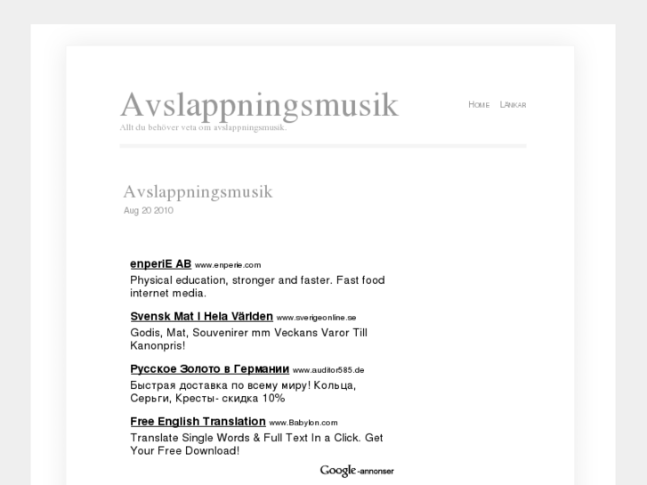 www.avslappningsmusik.com