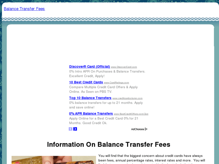 www.balancetransferfees.com