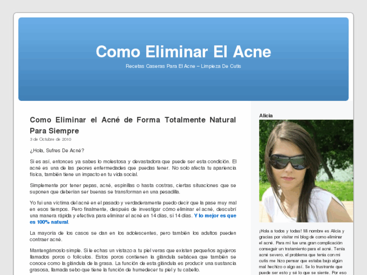 www.comoeliminarelacne.net