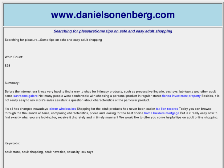 www.danielsonenberg.com