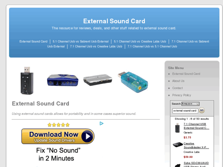 www.externalsoundcard.net