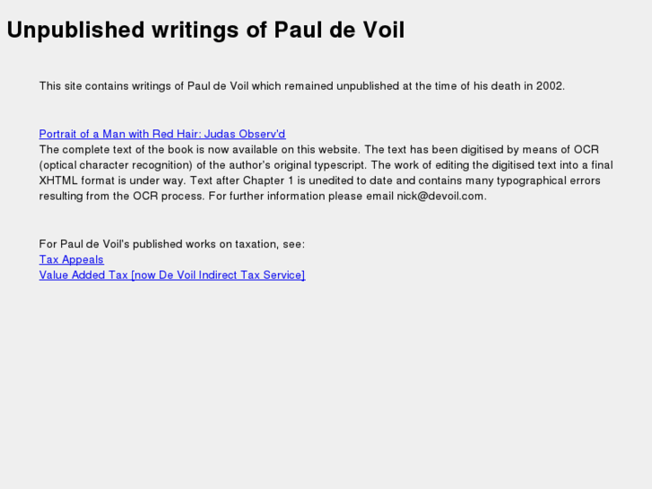 www.pauldevoil.info