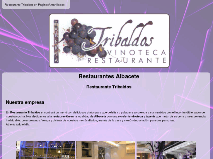 www.restaurantetribaldos.com