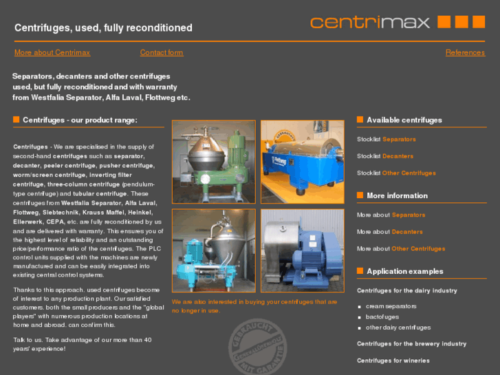 www.used-centrifuges.com