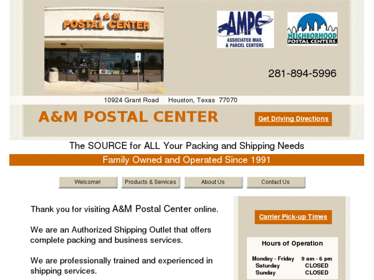 www.aandmpostalcenter.com