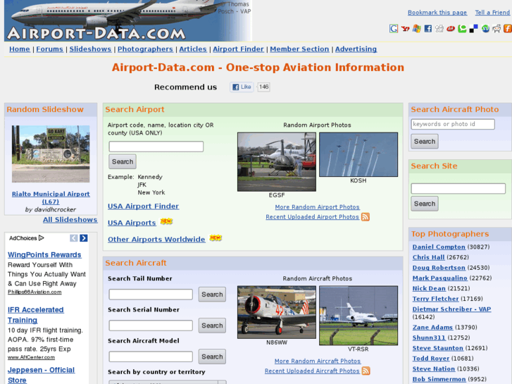 www.airport-data.com