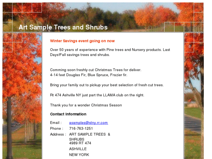 www.asamplestreesshrubs.com