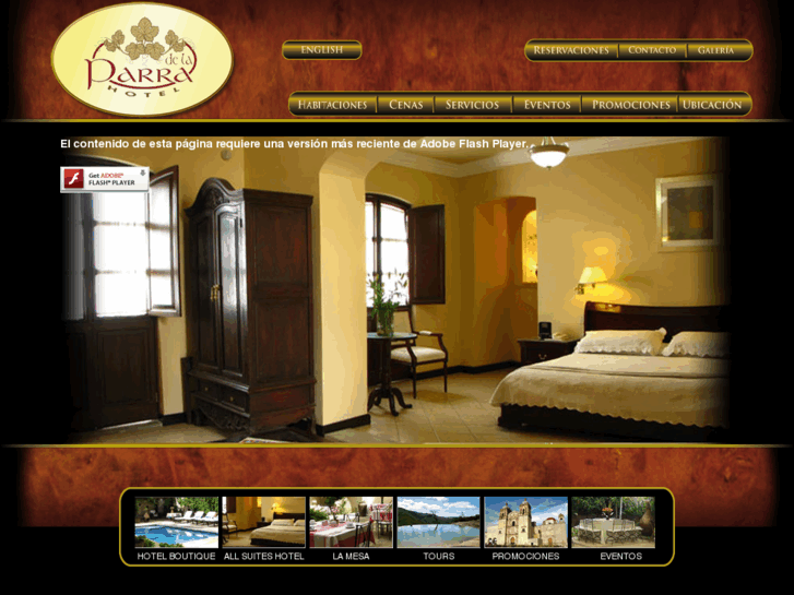 www.hoteldelaparra.com