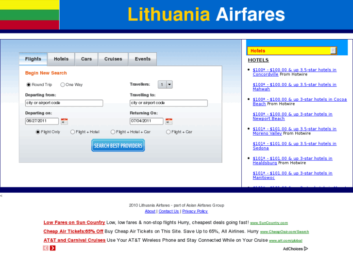 www.lithuaniaairfares.com