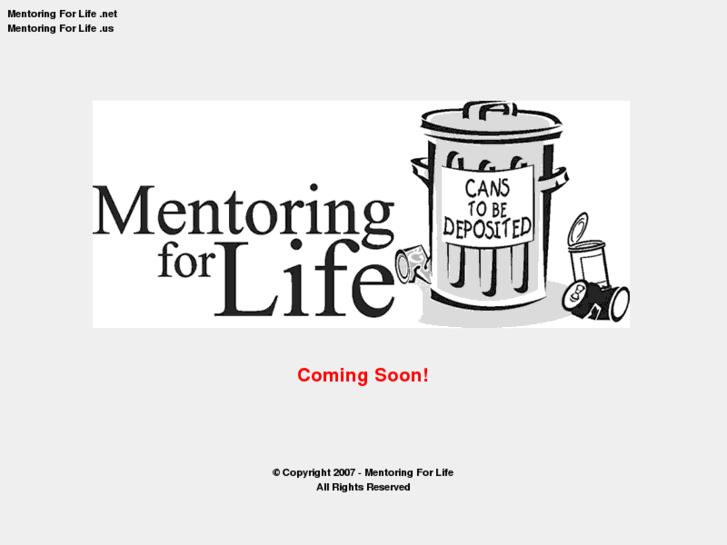 www.mentoringforlife.net