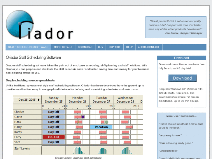 www.oriador-staff-scheduling.com