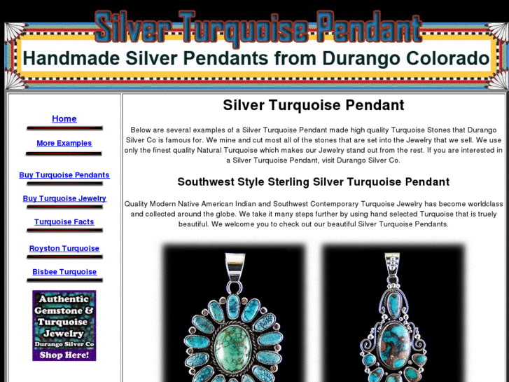 www.silverturquoisependant.com