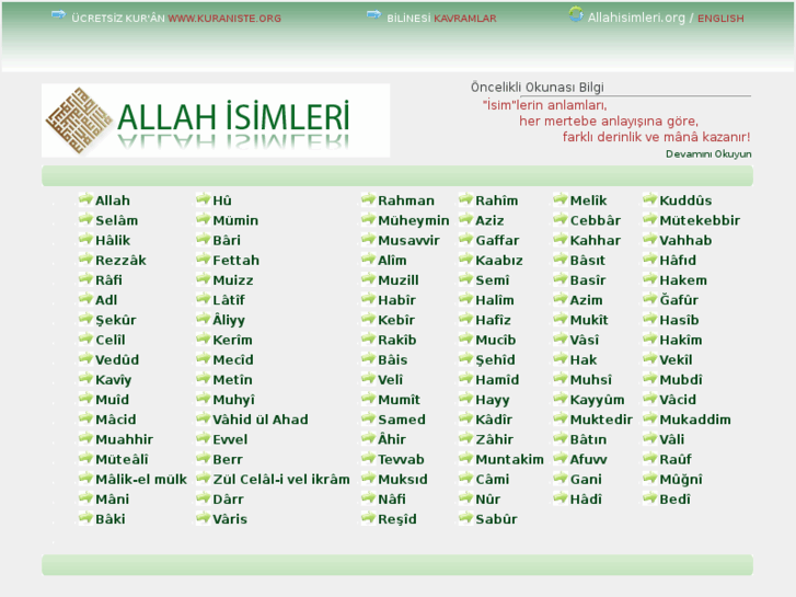 www.allahisimleri.org