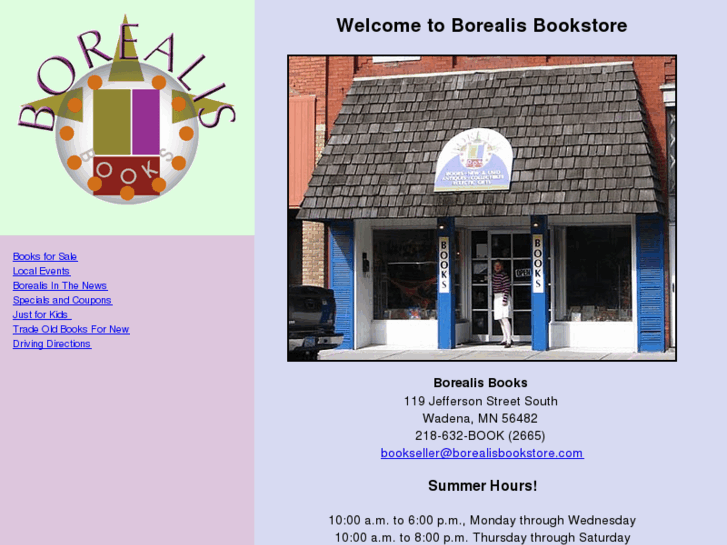 www.borealisbookstore.com