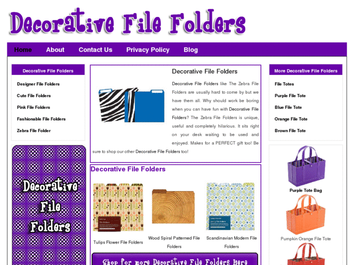 www.decorativefilefoldersstore.com