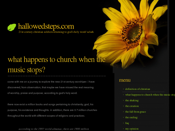 www.hallowedsteps.com