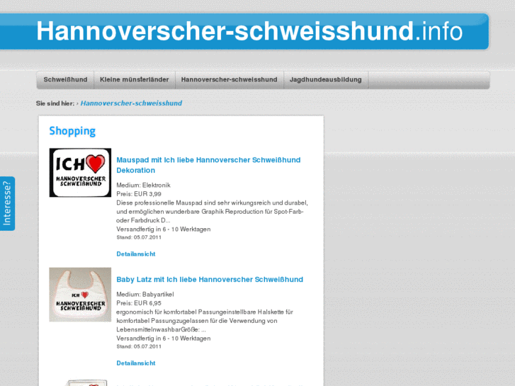 www.hannoverscher-schweisshund.info