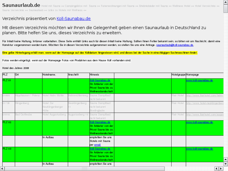 www.saunaurlaub.de