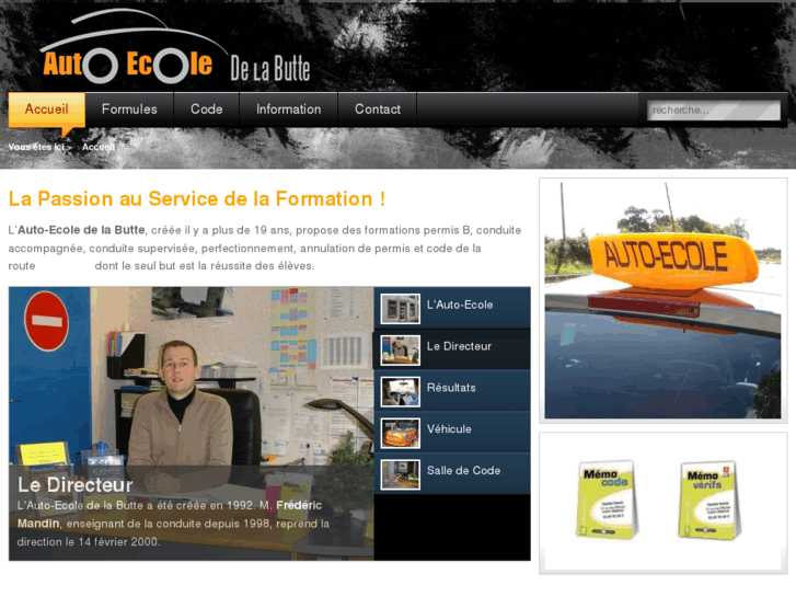 www.autoecoledelabutte.com