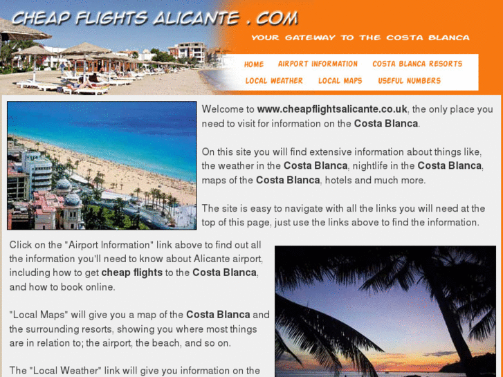 www.cheapflightsalicante.com